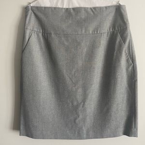 Banana Republic stretch skirt with back zip size 14